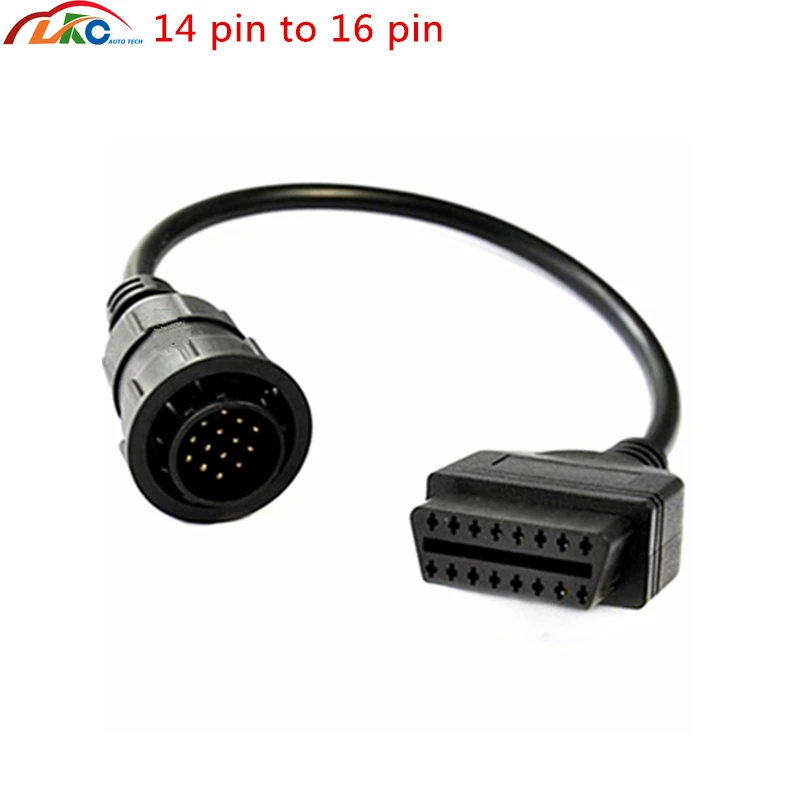 A + качество Mer-ce-des B-en-z 14Pin до 16 Pin OBD 2 14 Pin кабель диагностический Соединительный кабель для Sprinter Для Be-nz