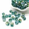 6mm Crystal Glass Beads Accessories For Jewelry Making, Square Shape Crystal Cube Glass Beads,20 pcs/lot ► Photo 3/6