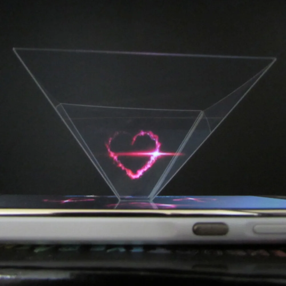 Стенд 3D голографический дисплей пирамидальный проектор для 6,5 ''~ 3,5'' Смарт сотовый телефон 3 шт. голографический стенд