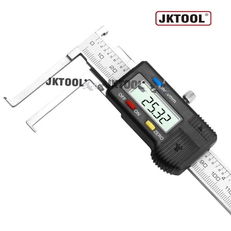 25 150mm Inside Groove digital Caliper With Knief Edge Measuring Jaw