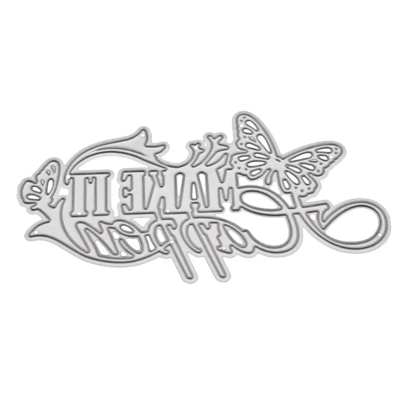 

Make It Happen Metal Cutting Dies Stencil DIY Scrapbooking Album Stamp Paper Card Embossing Craft Decor
