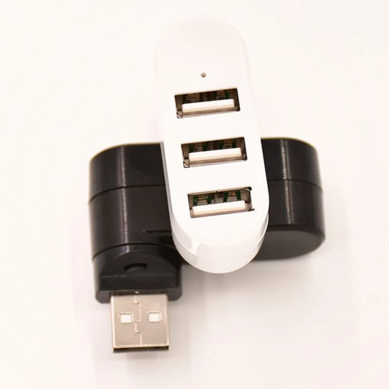 Мульти usb 2,0 концентратор 3 порта адаптер-разветвитель Mini USB 2,0 для портативных ПК U дисковая карта считывания кода для iPhone 7 8 X хаб мобильного