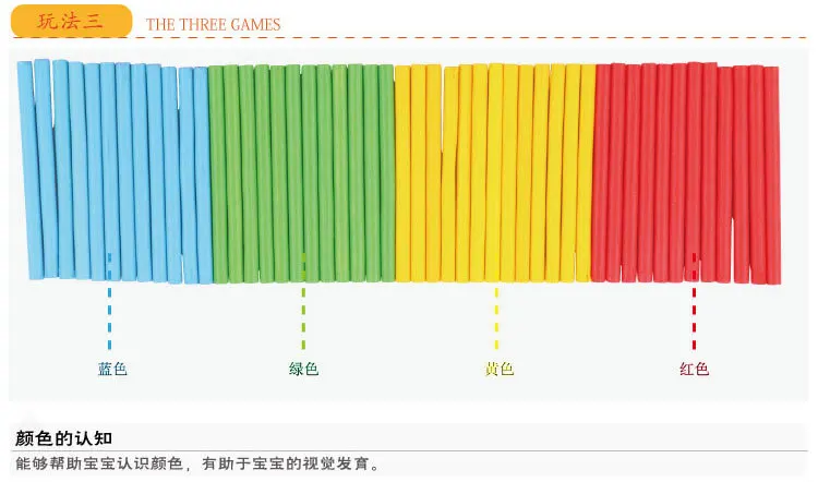 Для раннего обучения по системе Монтессори цифровая палка счетные Обучающие инструменты Детские игрушки для детского сада Детские
