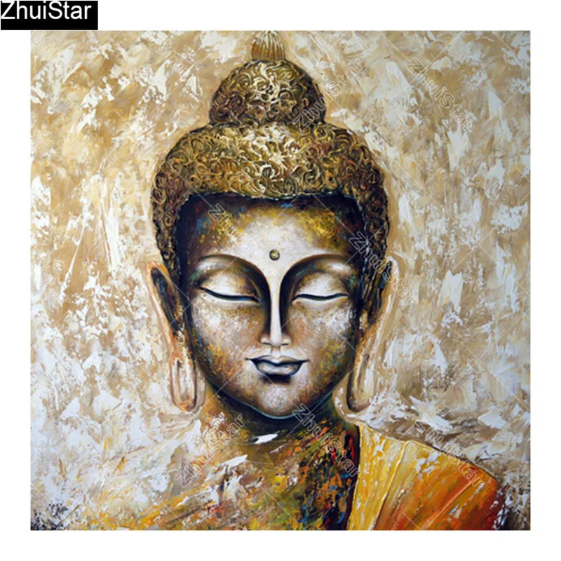 Full Square/5D DIY Diamond Painting &quotBuddha statue&quot Embroidery Cross Stitch Mosaic Home Decor Gift CJ42 | Дом и сад