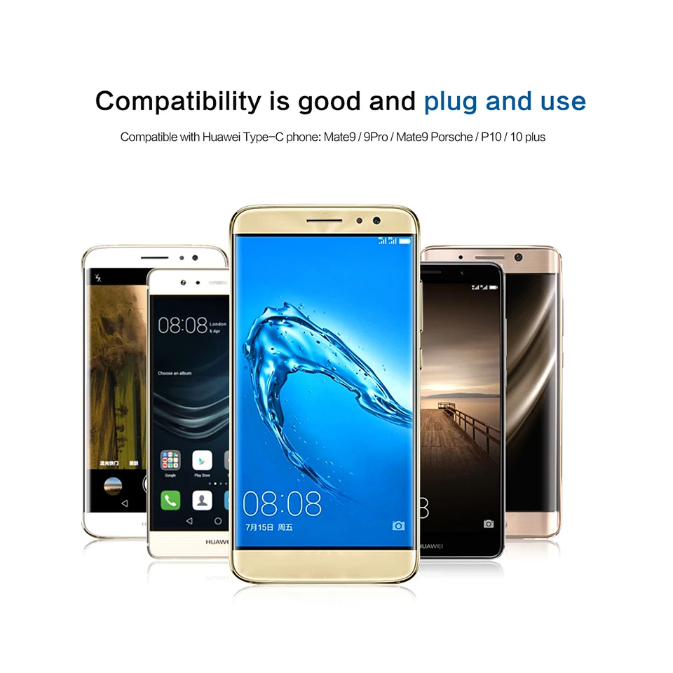 QGeeM USB A к C кабель для синхронизации данных Шнур Macbook Samsung Galaxy S8 Oneplus Huawei Mate 10 Type c