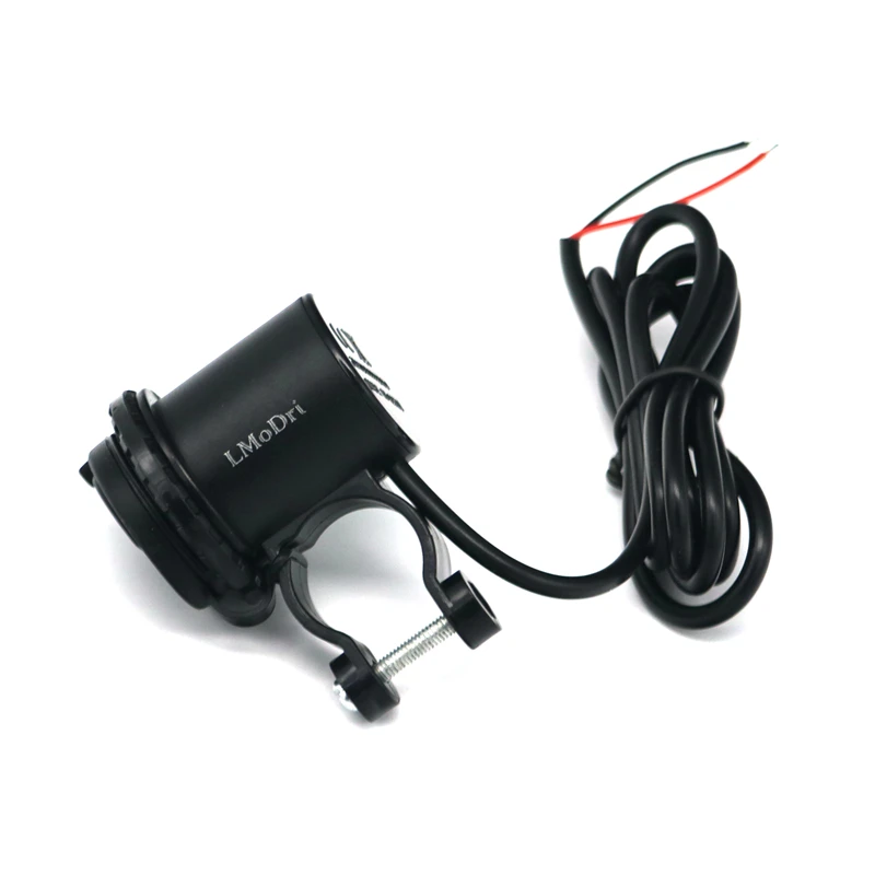 LMoDri универсальный мотоцикл водонепроницаемый USB зарядное устройство адаптер Электрический велосипед Руль питания Порт Разъем для телефона gps MP4