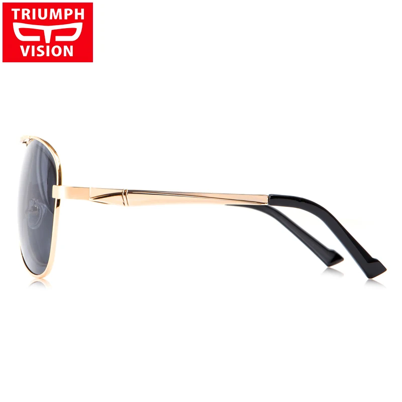 Мужские солнцезащитные очки TRIUMPH VISION, Классический фирменный дизайн, Lunette Polaroid, солнцезащитные очки для мужчин, высокое качество, металлические очки