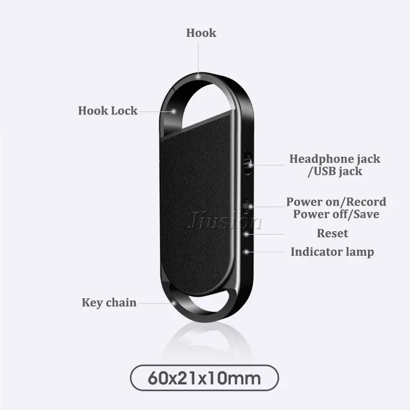 4 in 1 Mini Key Chain Voice Recorder 8GB Portable Voice Activated Digital Audio Sound Recording Pen USB Disk Storage MP3 Player