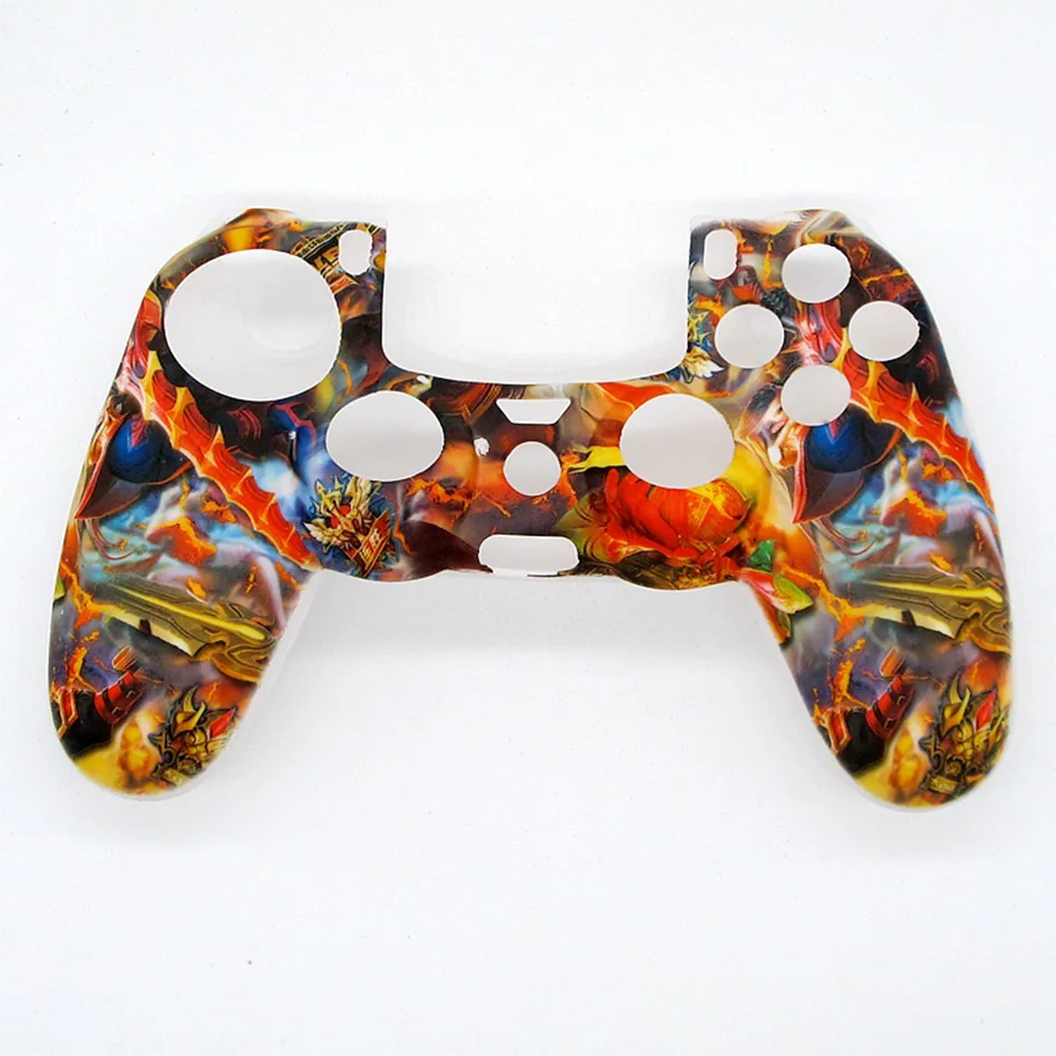 11 цветов чехол для Sony Playstation 4 PS4 Геймпад силиконовый защитный контроллера