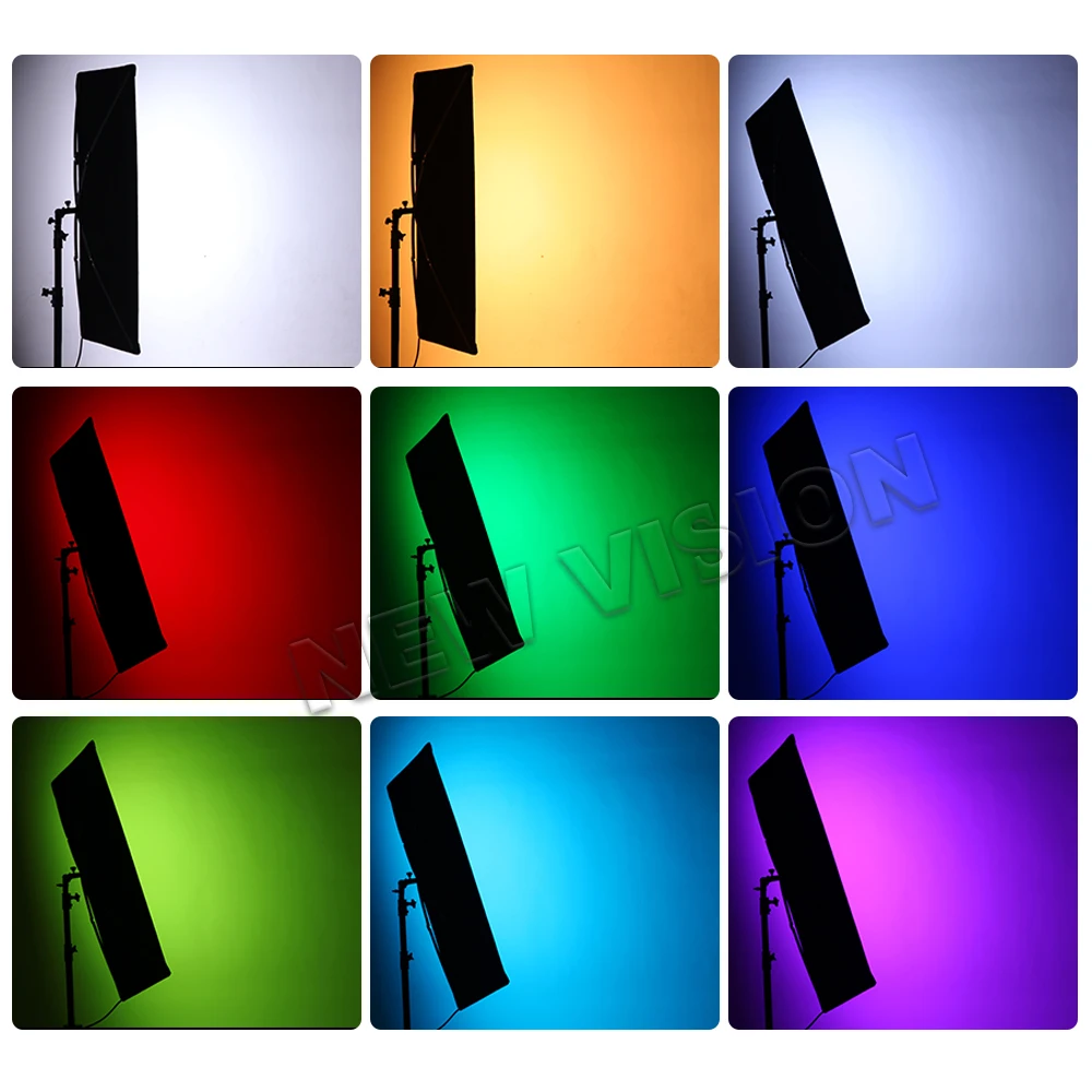 Falcon Eyes RGB Фото Свет Портативный светодиодный фото свет гибкий RX 736 Бесплатная