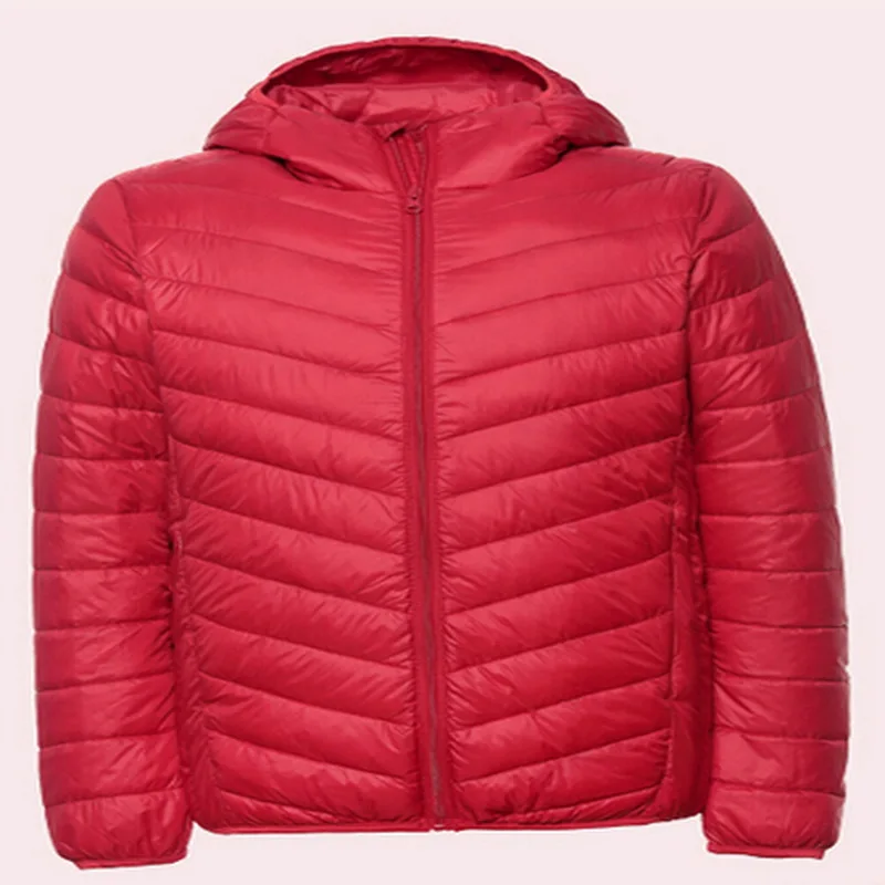 Мужская куртка на утином пуху на осень и зиму, ультра-теплый светильник, Модная Портативная тонкая куртка на утином пуху для путешествий, верхняя одежда