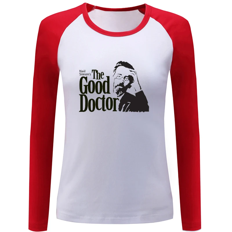 

Be the good Neil Simon's The Good Doctor Black Power Fist Who Am I Rad Design Women's Lady Print long sleeve T-Shirt Graphic Tee