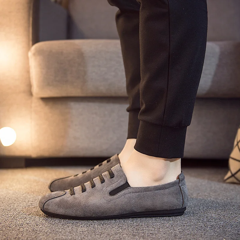 

Men's casual men's shoes Korean version of the trend of peas tide shoes wild lazy one foot men's shoes