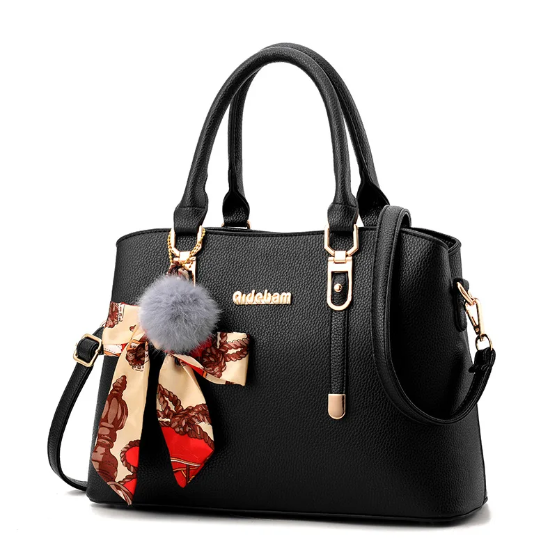 

Female Designer Handbag Women Fashion Satchel Female Leisure Tote Bags Luxury Business Handbag With Bow Versatile Bag A830