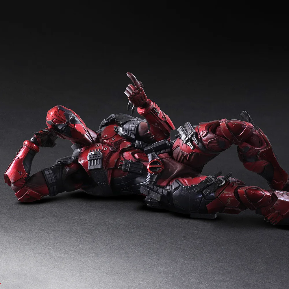 26 см Play Arts Kai Deadpool Wade Winston Wilson X-men аниме игрушки Фигурки ПВХ Коллекция моделей