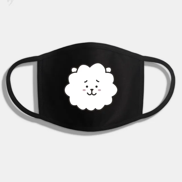 2018 kpop bts mask bangtan boy new anime logo dust cotton mouth
