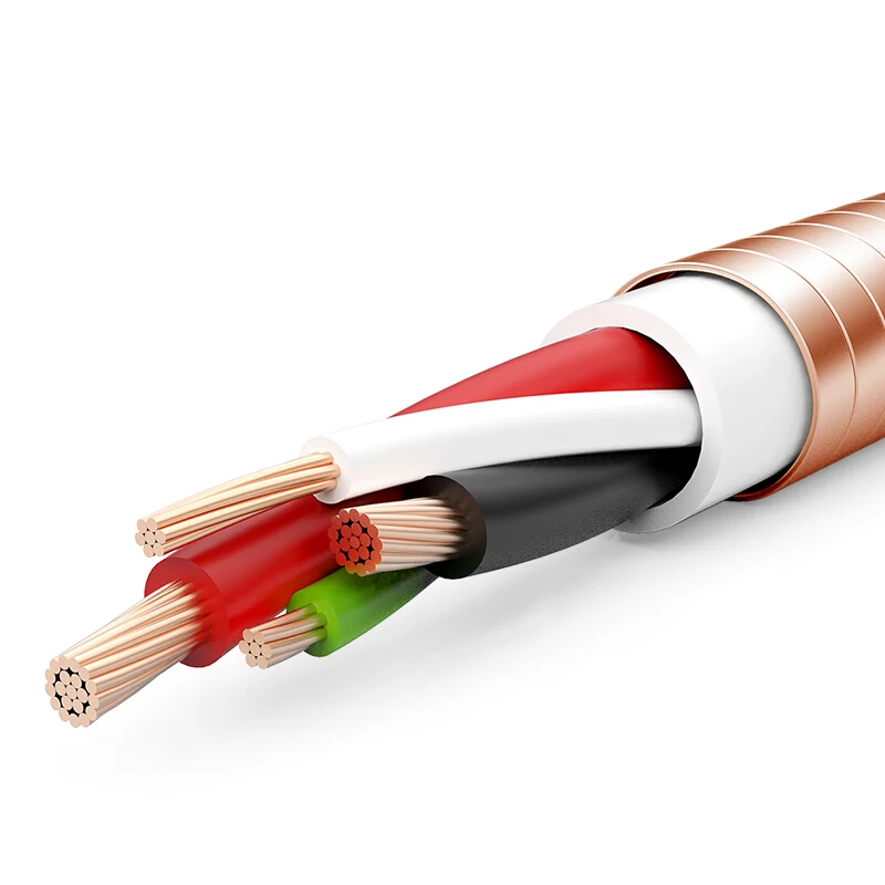 Высокоскоростной металлический кабель CHOSEAL с разъемами USB A и Micro 2 0 для