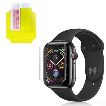 

5pcs TPU Soft Clear Full edge Cover Protective Film (Not Glass) For iwatch Apple Watch Series 4 40mm 44mm Screen Protector Guard