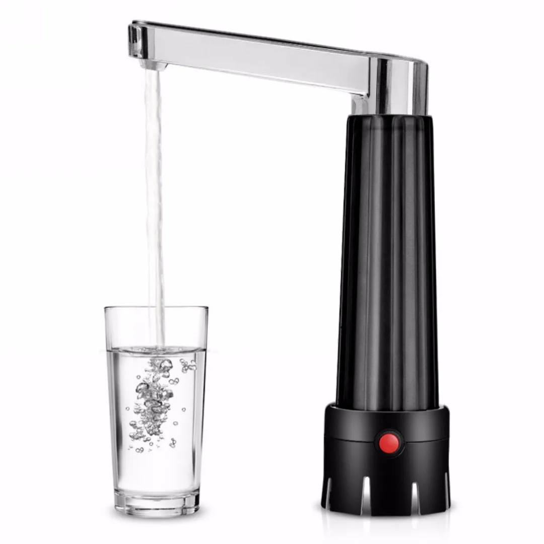 

Mayitr Electric Drinking Water Bottle Pump Dispenser with US Power Adapter Transparent Hose Dispenser Suction Unit