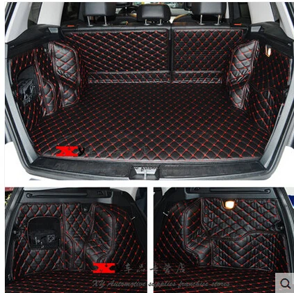 

Good quality! Special trunk mats for Mercedes-Benz GLK 260 2015 waterproof leather carpets for MB GLK 260 2014,Free shipping