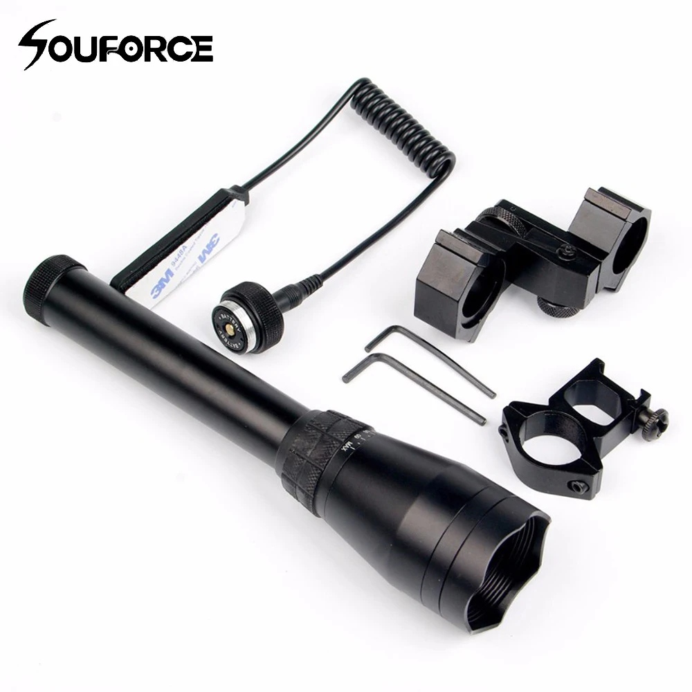 

Adjustable Green Dot ND3-50 Night Vision Green Laser Designator Flashlight W/Scope Mount+Remote Switch