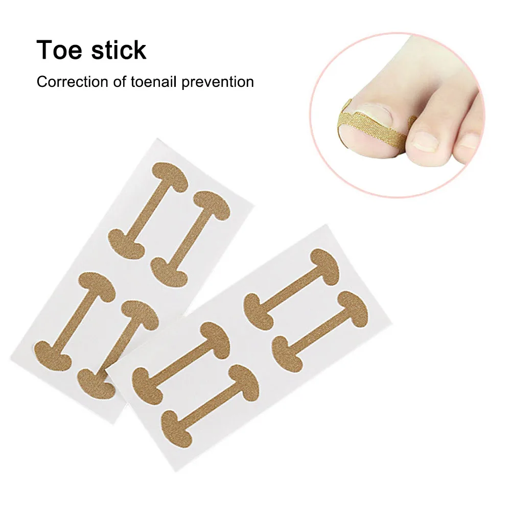 

4pcs Self-adhesive Toe Nail Correction orthodontic patch Fixer Pedicure Paronychia Recover Toenails Corrector Foot Care Tool