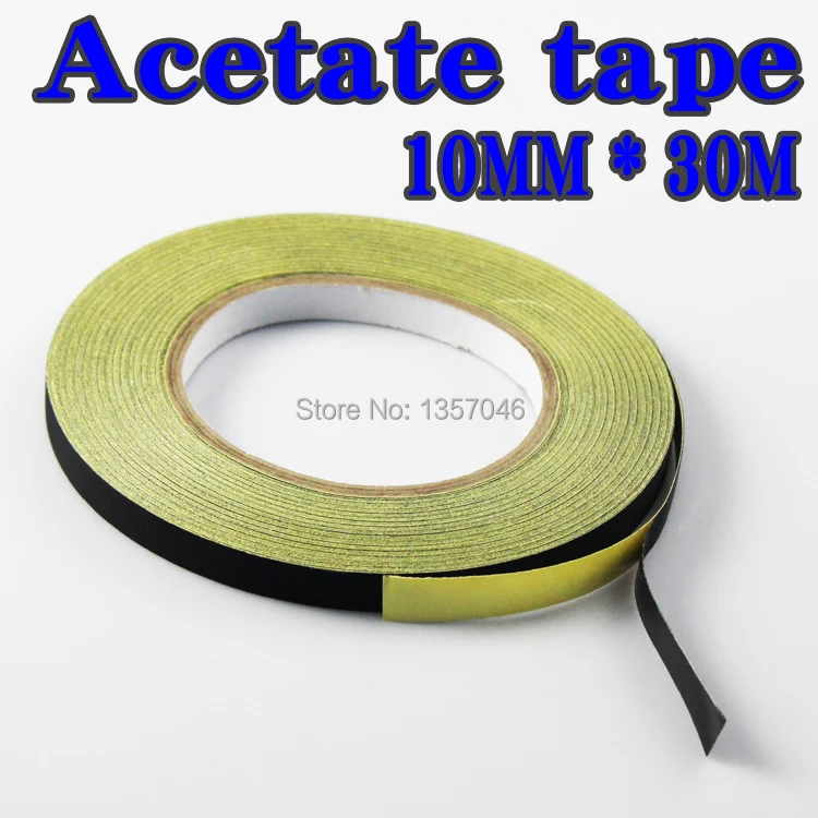 

Electrical Acetate Cloth Tape Roll 10mm x 30MAcetate tape LCD repair paste bandage fixed cable insulation black