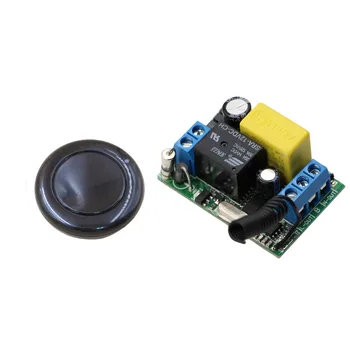 

Smart Home 1 CH 1CH Wireless Relay RF Remote Control Switch Roundness Mini Transmitter Receiver AC 220V 10A 315 /433 MHz