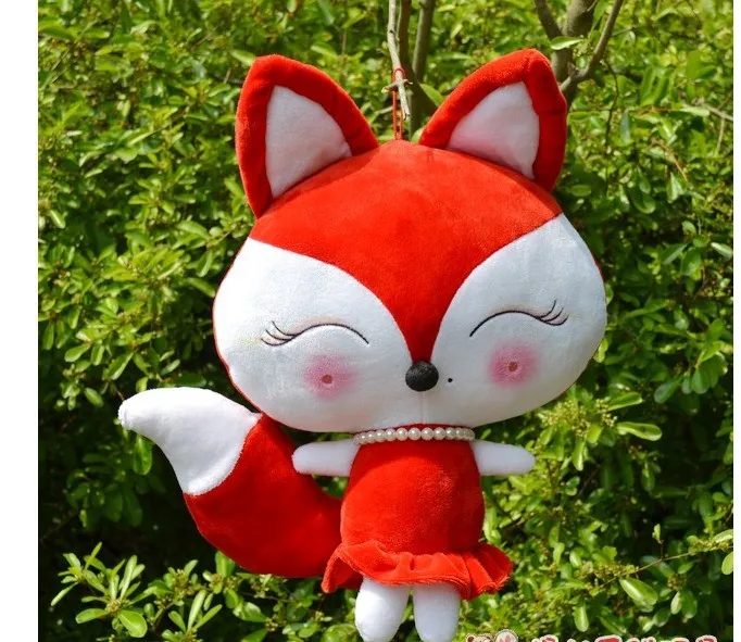 Небольшая творческая плюшевые игрушки лисы мягкие красота лисы кукла подарок около 30 см