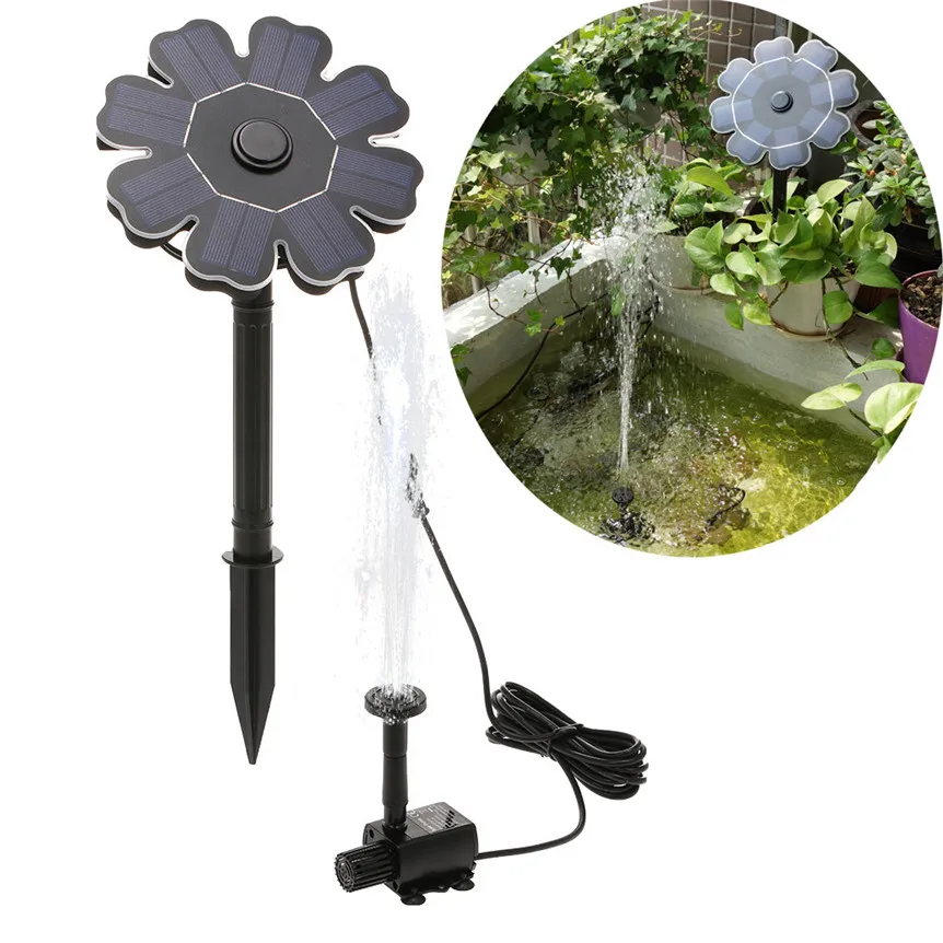 

8V Power Solar Pump Pool Pond Submersible Waterfall Floating Solar Panel Water Fountain For Pool, Garden, Aquarium 0529#