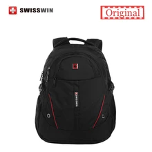 Swisswin mochila hombres laptop mochila ordenador para viajes de negocios y urbano negro ligero femenino mochila sac a dos
