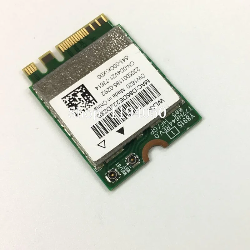 Atheros QCNFA344A DW1820 802.11AC Bluetooth 4,1 867 Мбит/с WLAN WiFi Беспроводная 802.11AC NGFF мини WLAN карта лучше, чем BCM94352Z