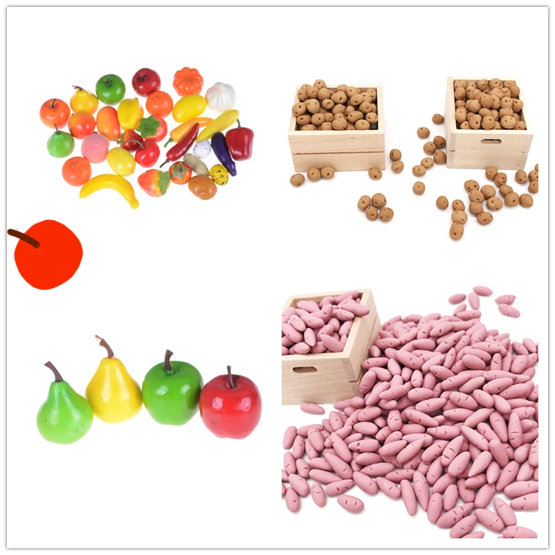 10PCS Dollhouse Miniature Model Mini Handmade Food fruits and Vegetables Potato sweet potato Kitchen Decor Gift 1:12 Dollhouse kitchen toys pretend kitchen toys pretend food toys doll house toys dollhouse furniture set