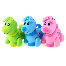 Электронные Домашние животные музыка свет прогулки щенок собака дошкольного образования игрушка для детей три цвета на выбор подарок