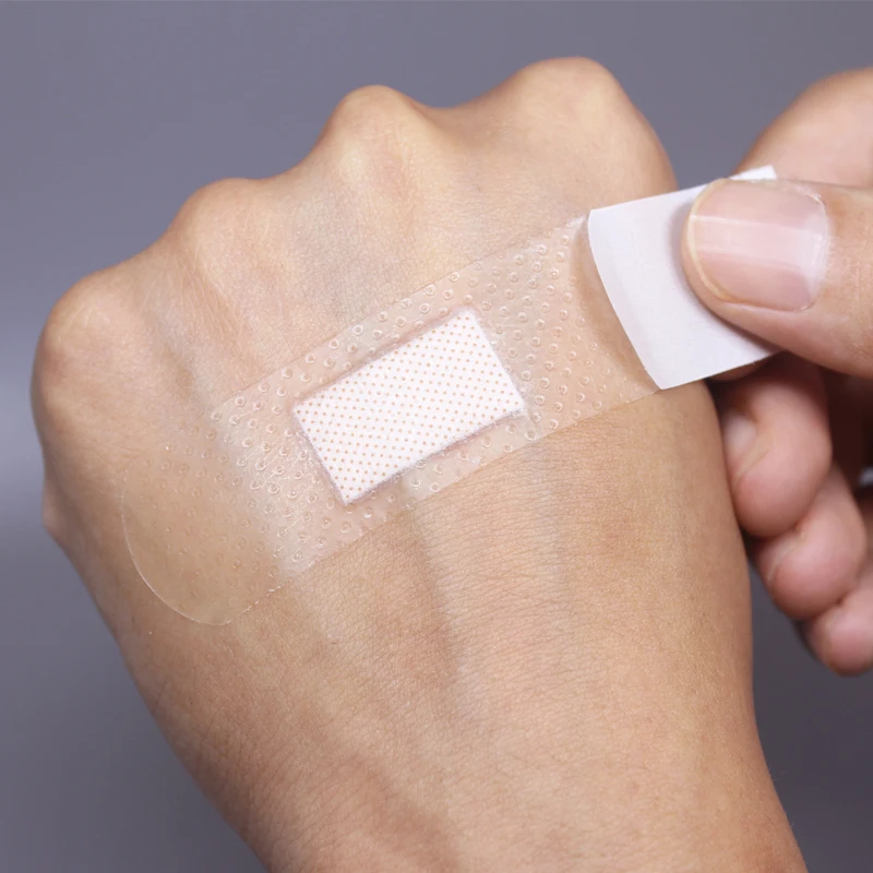 

100Pcs/lot Waterproof Band-Aid Invisible Anti Grinding Feet Tape Bandages Medical Transparent Sterile Wound Dressing Band-aids