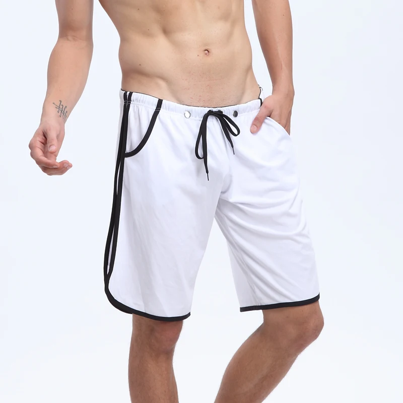 Популярные мужские хлопковые свободные шорты дышащие g-струны Jocks ремни внутри Домашняя одежда короткие летние мужские спортивные штаны короткие штаны для улицы