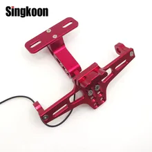 CNC мотоциклетные держатель номерного знака Рамка Кронштейн регулируемый для yamaha fazer fz6 mt 03 suzuki burgman 400 honda cbr 125 cbr650f