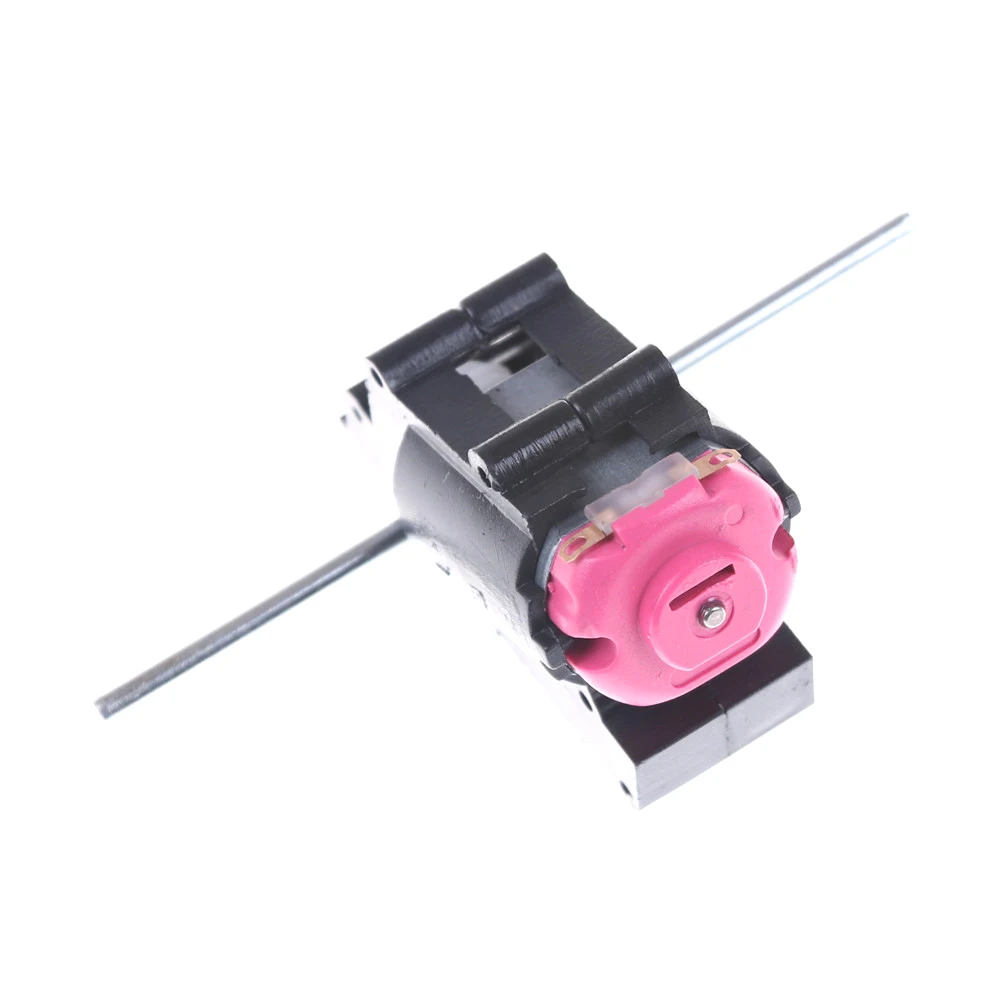 1suit Double Shaft Bevel Angle Gear Motor Suit Worm Reducer 3-6V DIY Parts Gear Motor