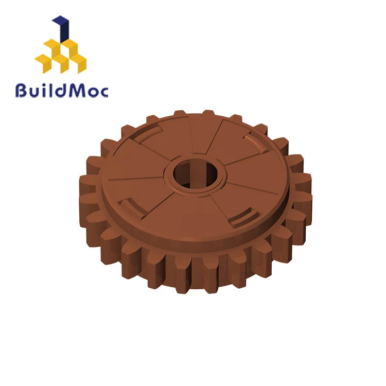 BuildMOC 76244 2 24 зубная муфта шестерня кирпич техника ловушка для строительных блоков
