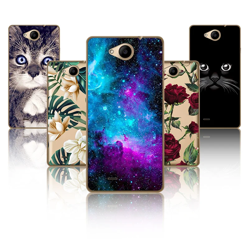 

FANATU ZTE T320 Silicone Case 4.5 Inch Soft TPU ZTE Blade GF3 Cover Back Printed Protective Phone Cases for ZTE Blade GF3 Funda