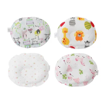 

Print 2018 Cotton Newborn Baby Shaping Pillow Infant Sleep Shape Toddler Anti Roll Cushion Flat Head Pillow Protection of Baby