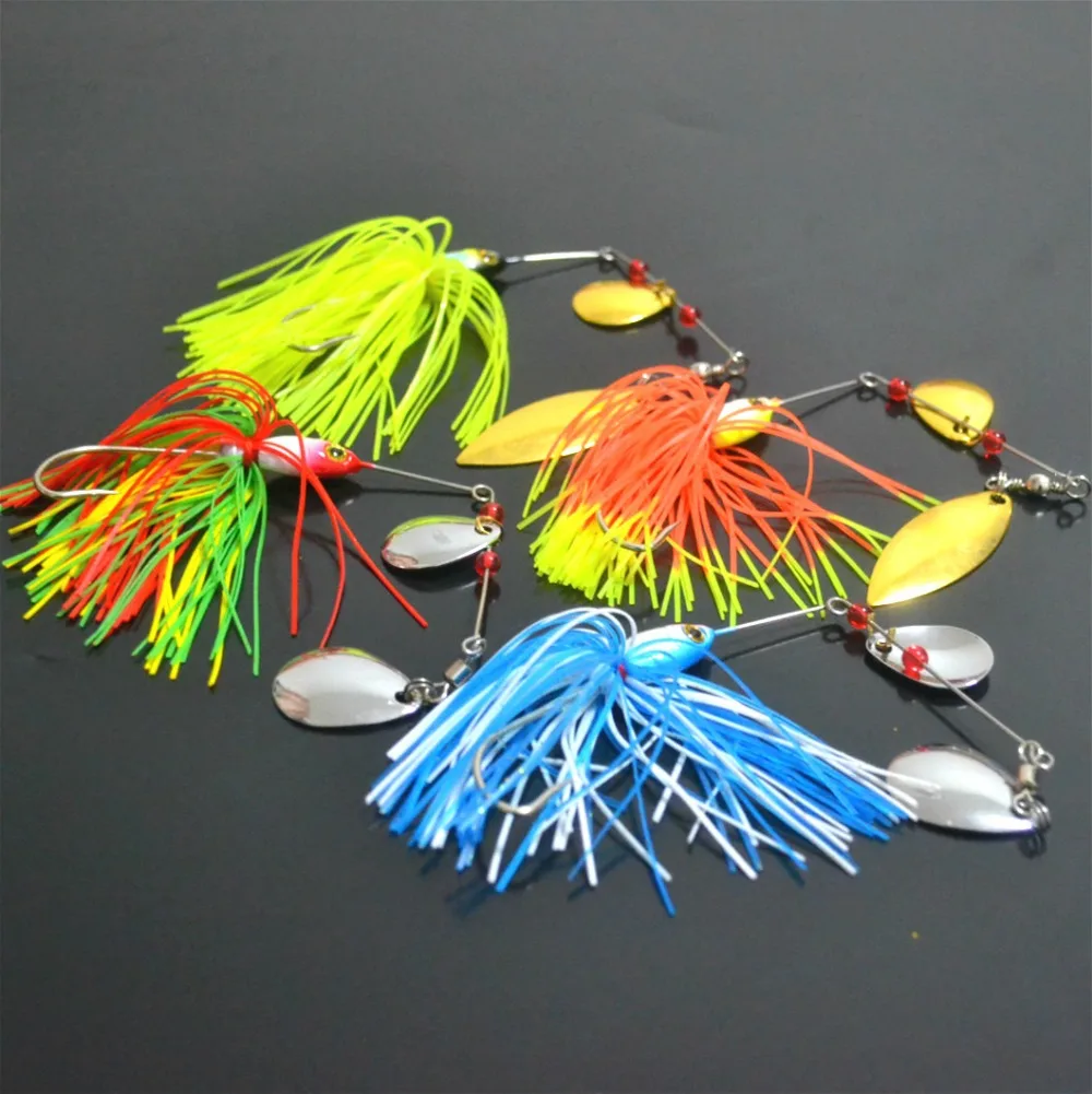Fishing Lure Spinner Bait Spoon Lures 17g 20g Buzzbait Super Attractive