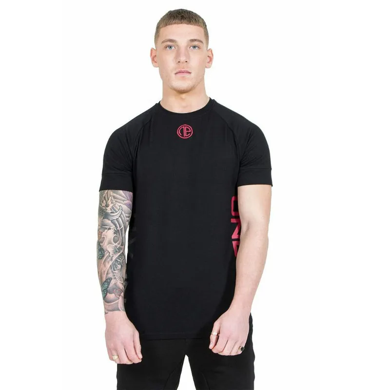 

New Men's T-Shirts Cotton Fashion Short Sleeved casual Fitness Bodybuilding Shirt For Men Workout Slim Fit tee tops clothes