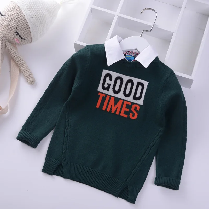 

Good Times Sweaters Boys Clothing Warm Solid Boys Sweaters Autumn Thermal New Sweaters Kids Clothing