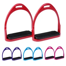 MagiDeal, 1 пара алюминиевых стрементов, емкость 300 кг, для верховой езды, для безопасности верховой езды, с противоскользящими протекторами, оборудование для улицы