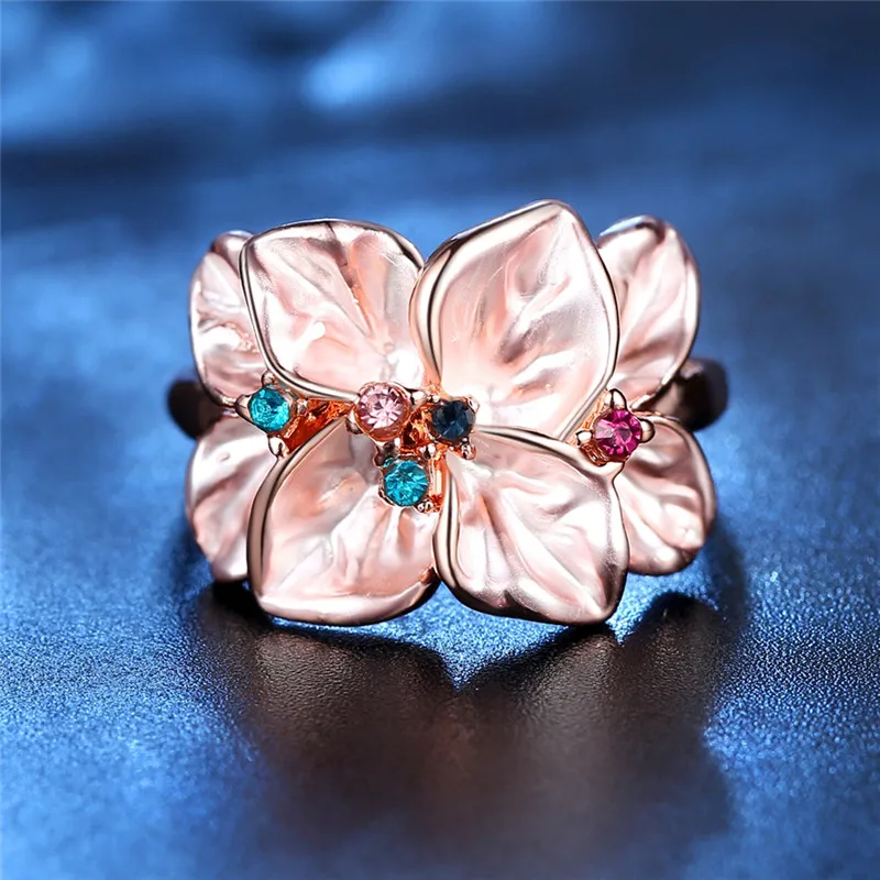 YWOSPX-Christmas-Gifts-Jewelry-Ring-Rose-Gold-Color-Austrian-Crystal-Zircon-Flower-Petal-Rings-for-Women (2)