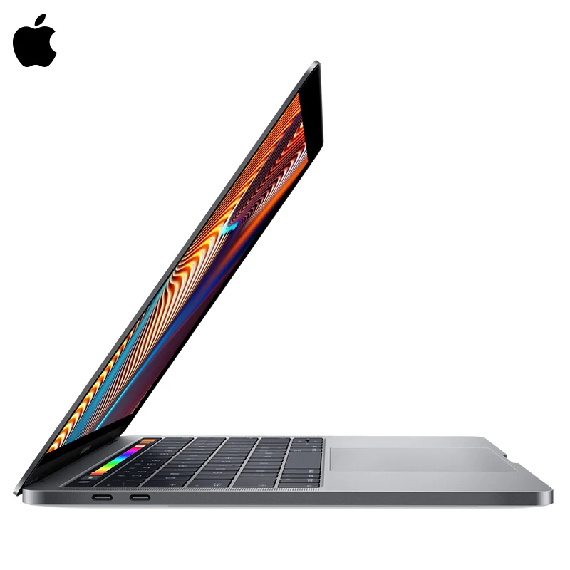 2019 Новый 1,4 ГГц четырехъядерный MacBook Pro 13,3 дюймов ноутбук 256G Сенсорная панель со встроенным сенсором ID светло-серебристый/серый