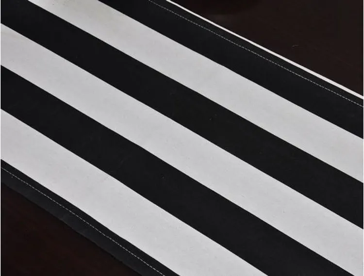 Скатерть в черно белую полоску 100% хлопок|table cover|striped tableclothtable nappe |