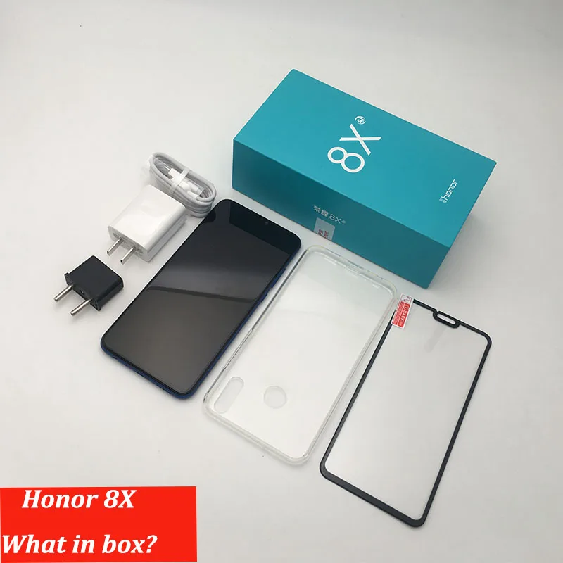 Глобальный Встроенная память Huawe Honor 8X6,5 ''полный экран ОТА обновление смартфон не 8x max мобильного телефона Android 8,1 Восьмиядерный отпечаток пальца ID