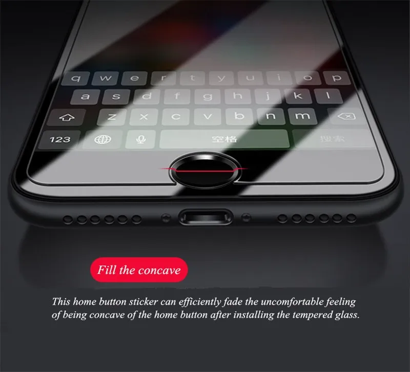 10 шт. наклейка на сенсорную ID кнопку для Apple IPhone 5 5S SE 6 S 7 8 Plus IPad мобильный телефон